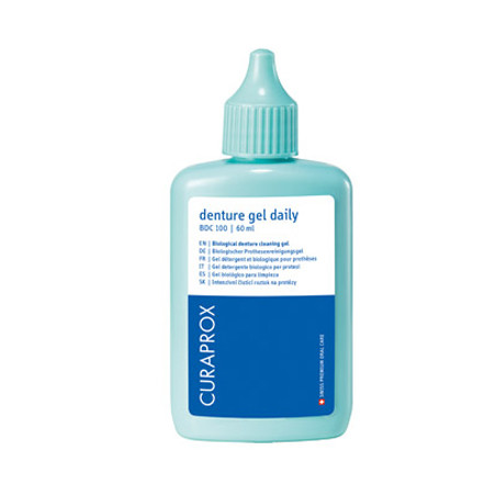 CURAPROX BDC 100 DAILY GEL PER LA PULIZIA QUOTIDIANA DELLA DENTIERA E DEGLI APPARECCHI MOBILI 60 ML 1 PEZZO