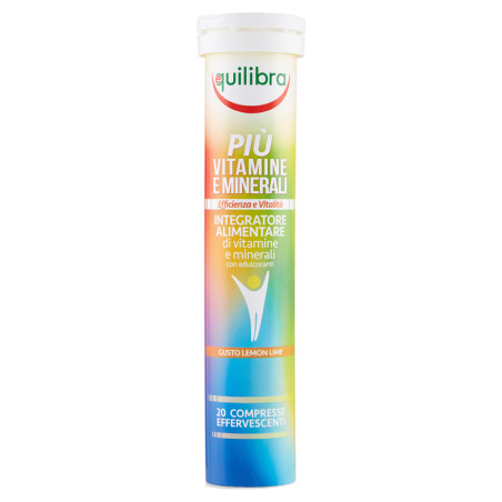 PIU' VITAMINE E MIN 20 COMPRESSE EFFERVESCENTI PIU' VITAMINE E MIN 20 COMPRESSE EFFERVESCENTI