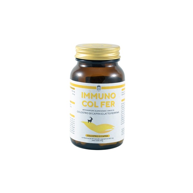 IMMUNO COL FER COLOSTRO DI CAPRA 60 CAPSULE VEGETALI IMMUNO COL FER COLOSTRO DI CAPRA 60 CAPSULE VEGETALI