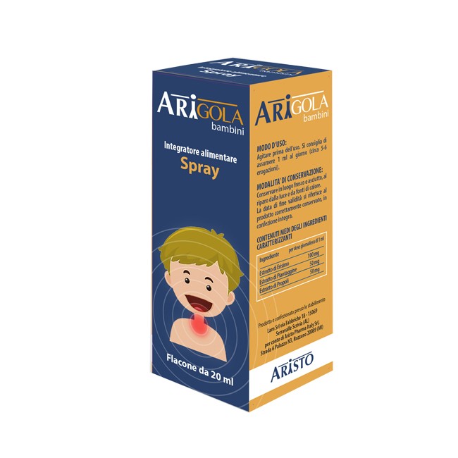 ARIGOLA BAMBINI SPRAY 20 ML ARIGOLA BAMBINI SPRAY 20 ML