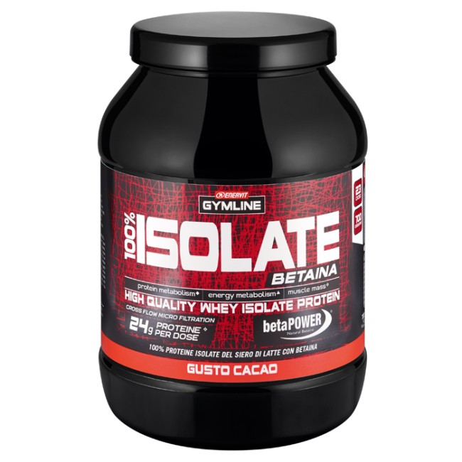 GYMLINE 100% WHEY ISOLATE CACAO 900 G GYMLINE 100% WHEY ISOLATE CACAO 900 G