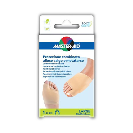 PROTEZIONE MASTER-AID PER ALLUCE VALGO E METATARSO L 1 PEZZO