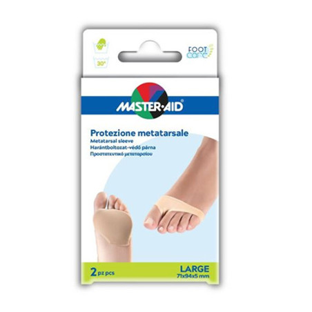 PROTEZIONE MASTER-AID PER METATARSO IN TESSUTO ELASTICO E GEL L 1 PAIO