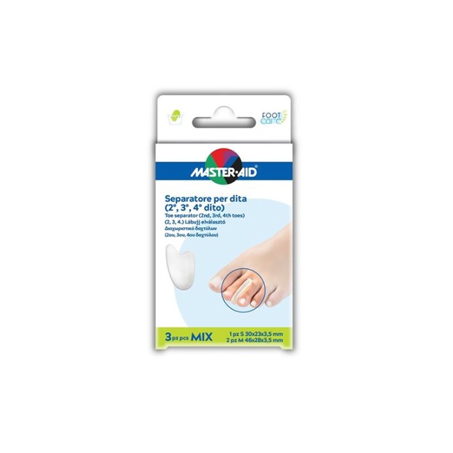 SEPARATORE DITA MASTER-AID 1 S + 2 M 3 PEZZI SEPARATORE DITA MASTER-AID 1 S + 2 M 3 PEZZI