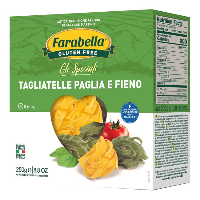 FARABELLA TAGLIATELLE PAGLIA FIENO 250 G FARABELLA TAGLIATELLE PAGLIA FIENO 250 G