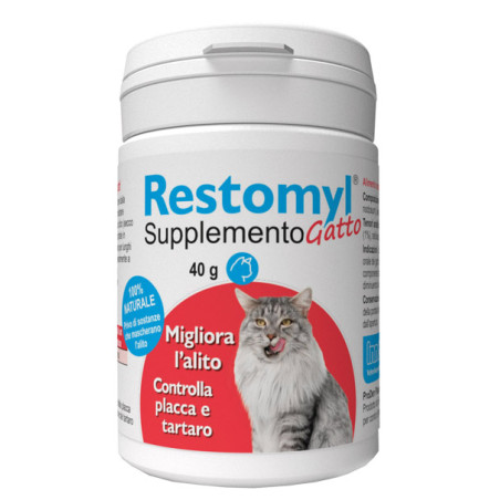 RESTOMYL SUPPLEMENTO GATTO FLACONCINO 40 G RESTOMYL SUPPLEMENTO GATTO FLACONCINO 40 G