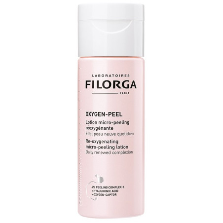 Flacone da 150 ml di Filorga Oxygen Peel Lozione Micro-Peeling Esfoliante. Flacone da 150 ml di Filorga Oxygen Peel Lozione Micro-Peeling Esfoliante.