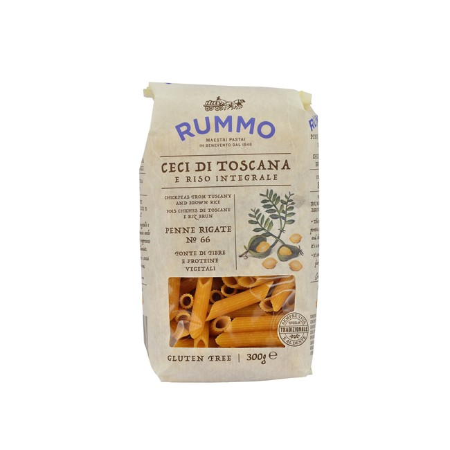 RUMMO PENNE RIGATE N 66 CECI DI TOSCANA E RISO INTEGRALE 300 G RUMMO PENNE RIGATE N 66 CECI DI TOSCANA E RISO INTEGRALE 300 G