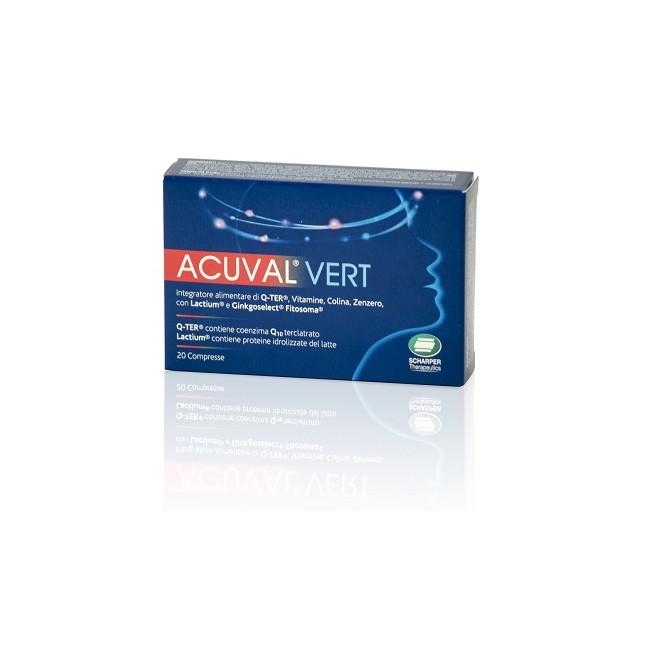 Acuval Vert 20 compresse 1,2g Acuval Vert 20 compresse 1,2g