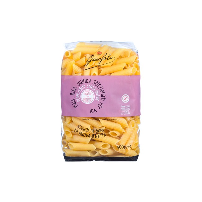 GAROFALO PENNE RIGATE SENZA GLUTINE 400 G GAROFALO PENNE RIGATE SENZA GLUTINE 400 G
