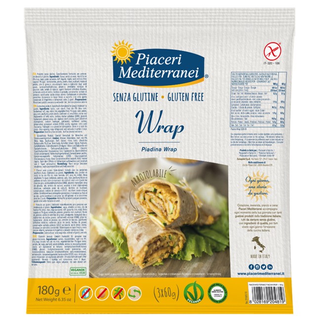 Piaceri Mediterranei Piadina Wrap 180 G Piaceri Mediterranei Piadina Wrap 180 G