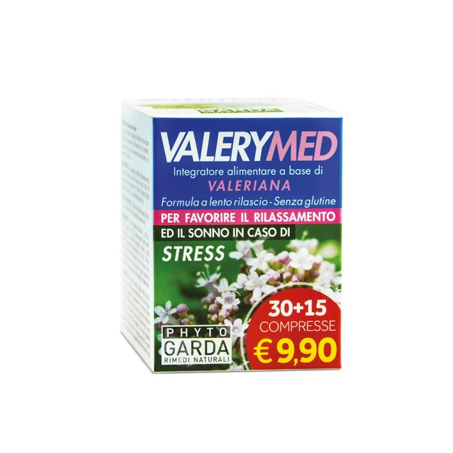 VALERYMED RILASCIO PROLUNGATO 30 + 15 COMPRESSE VALERYMED RILASCIO PROLUNGATO 30 + 15 COMPRESSE