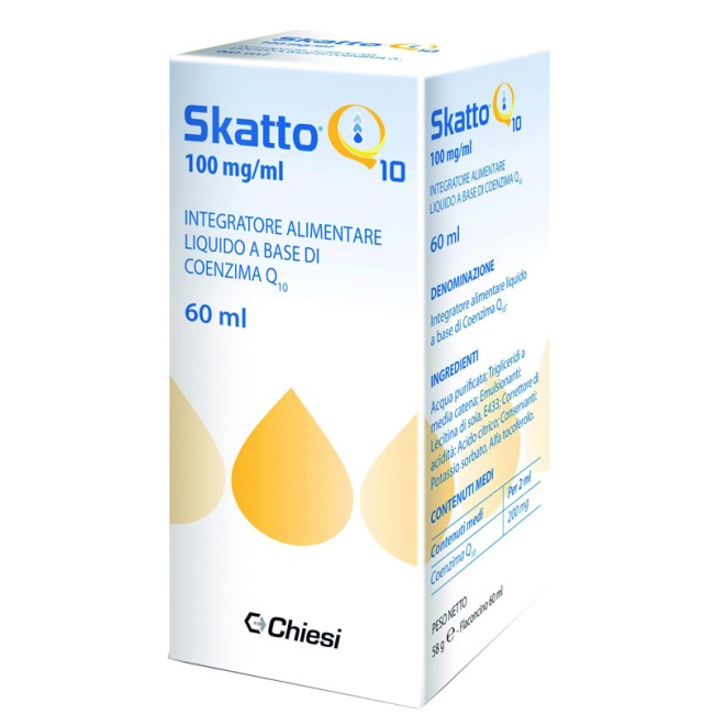 Chiesi Skatto Q10 Gocce Integratore Alimentare 60ml Chiesi Skatto Q10 Gocce Integratore Alimentare 60ml