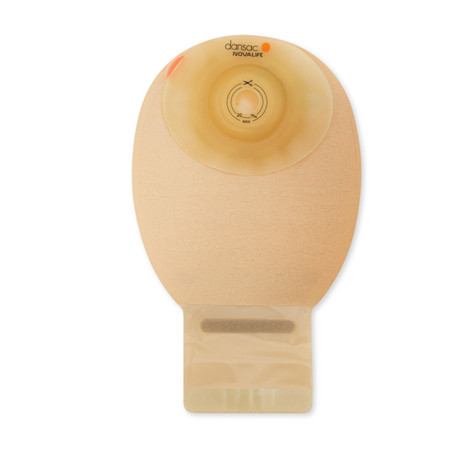 SACCA ILEOSTOMIA DANSAC NOVALIFE 1 SOFT CONVEX FONDO APERTO MONOPEZZO MAXI 15-24 MM NON STERILE 10 PEZZI