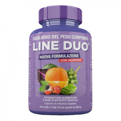 Confezione da 30 capsule di Line Duo Integratore Per Perdere Peso e Ridurre La Fame.