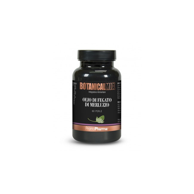 OLIO DI FEGATO DI MERLUZZO BOTANICAL MIX 60 PERLE OLIO DI FEGATO DI MERLUZZO BOTANICAL MIX 60 PERLE