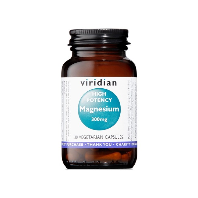 VIRIDIAN MAGNESIUM 300MG HIGH POTENCY 30 CAPSULE VIRIDIAN MAGNESIO SUPERIORE ALTA CONCENTRAZIONE VIRIDIAN MAGNESIUM 300MG HIGH POTENCY 30 CAPSULE VIRIDIAN MAGNESIO SUPERIORE ALTA CONCENTRAZIONE