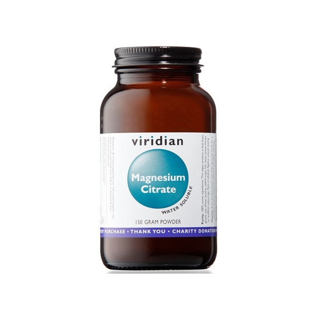 VIRIDIAN MAGNESIUM CITRATE POLVERE 150G VIRIDIAN MAGNESIO CITRATO VIRIDIAN MAGNESIUM CITRATE POLVERE 150G VIRIDIAN MAGNESIO CITRATO