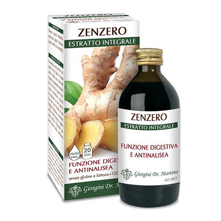 ZENZERO ESTRATTO INTEGRALE 200 ML ZENZERO ESTRATTO INTEGRALE 200 ML