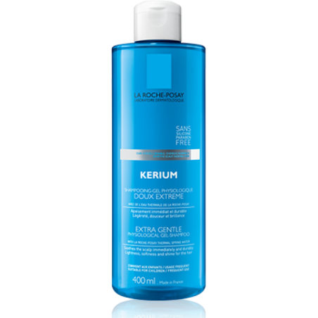 Flacone da 400 ml di La Roche Posay Kerium Shampoo Gel