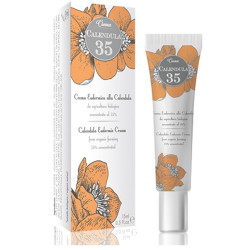 Tubo da 15 ml di Calendula 35, crema eudermica per pelli irritate e screpolate.