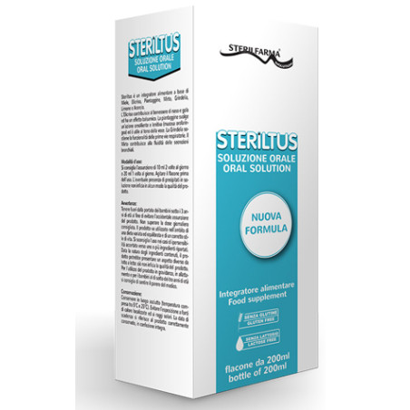STERILTUS SOLUZIONE ORALE 200 ML NUOVA FORMULA STERILTUS SOLUZIONE ORALE 200 ML NUOVA FORMULA