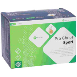 Confezione da 30 bustine di Gheos Pro Sport, integratore ricostituente.