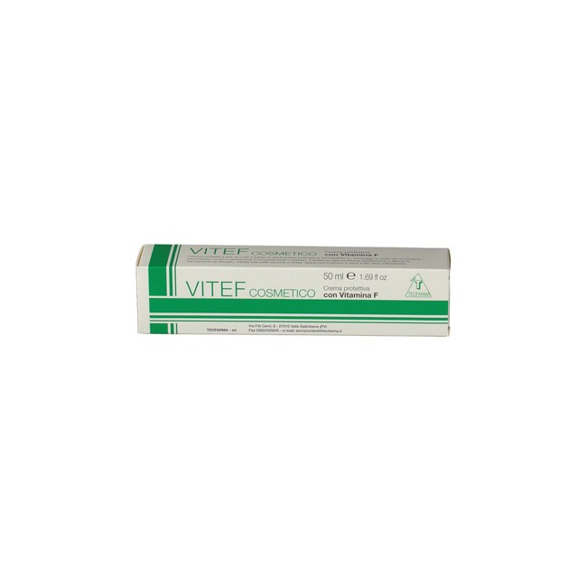Vitef Cosmetico Crema Elasticizzante A Base Di Vitamina F 50ml Vitef Cosmetico Crema Elasticizzante A Base Di Vitamina F 50ml