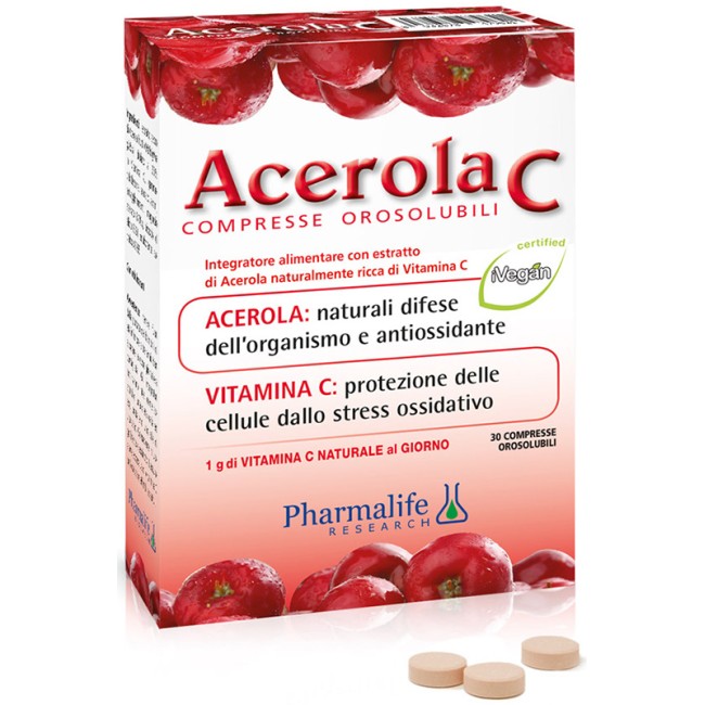 ACEROLA C 30 COMPRESSE OROSOLUBILI ACEROLA C 30 COMPRESSE OROSOLUBILI