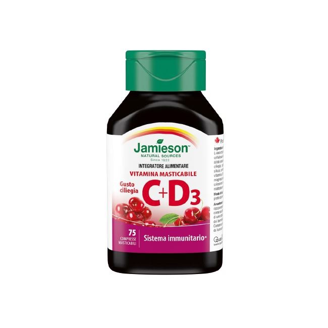 JAMIESON VITAMINA C 500 + D 75 COMPRESSE JAMIESON VITAMINA C 500 + D 75 COMPRESSE