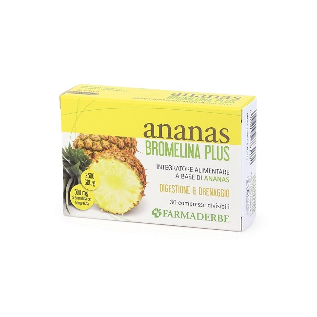 ANANAS BROMELINA PLUS 30 COMPRESSE ANANAS BROMELINA PLUS 30 COMPRESSE