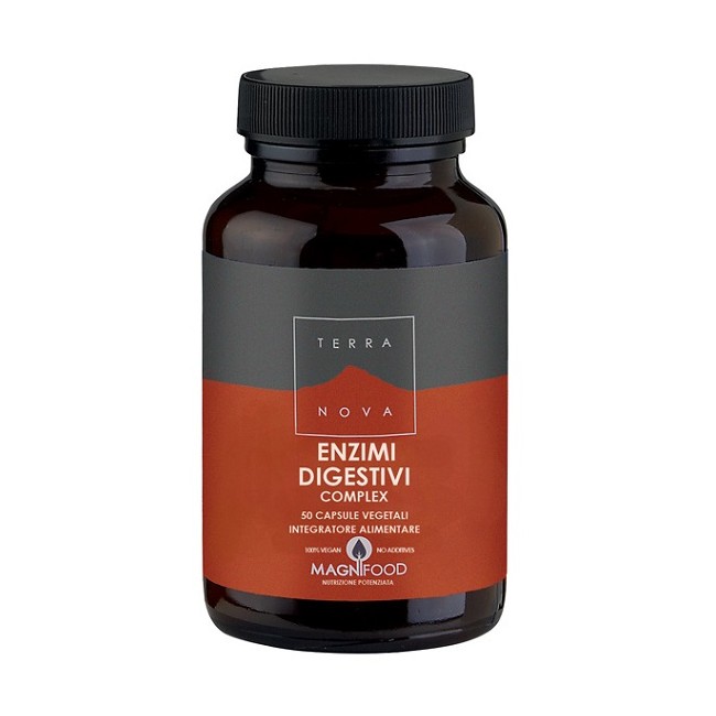 TERRANOVA COMPLESSO DI ENZIMI DIGESTIVI 50 CAPSULE TERRANOVA COMPLESSO DI ENZIMI DIGESTIVI 50 CAPSULE