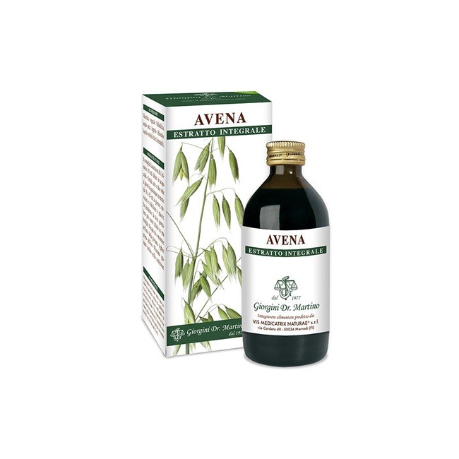 AVENA ESTRATTO INTEGRALE 200 ML AVENA ESTRATTO INTEGRALE 200 ML