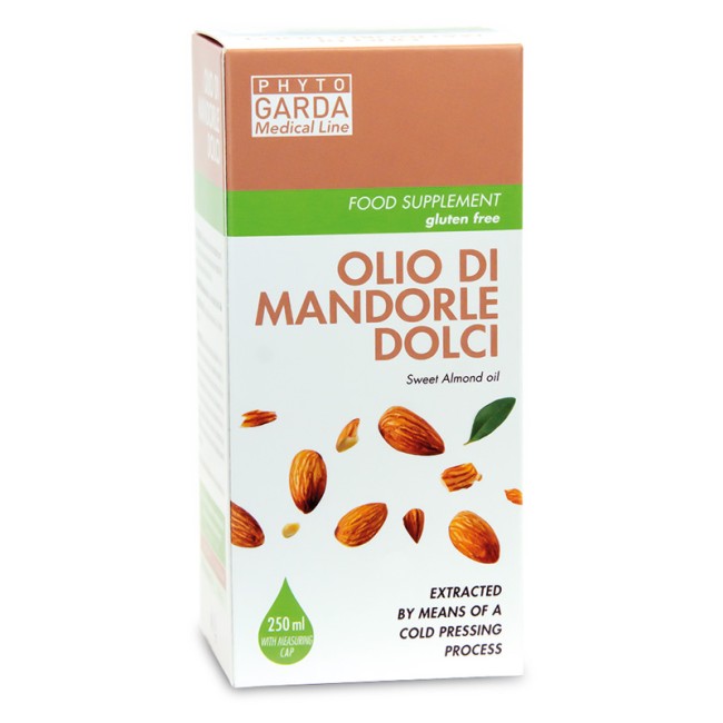 OLIO MANDORLE DOLCI CON DOSATORE 250 ML OLIO MANDORLE DOLCI CON DOSATORE 250 ML