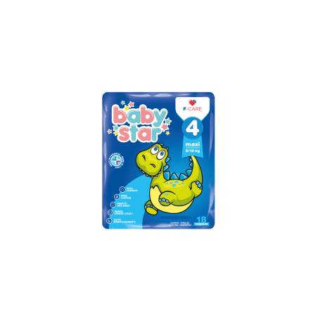 Pannolino Babystar 8-18kg T4 18 Pezzi