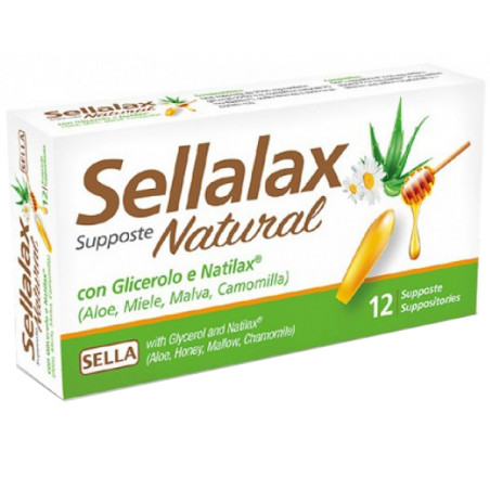 Sellalax Natural Md 12 Supposte Sellalax Natural Md 12 Supposte