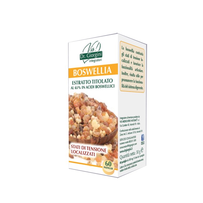 BOSWELLIA ESTRATTO TITOLATO 60 PASTIGLIE BOSWELLIA ESTRATTO TITOLATO 60 PASTIGLIE