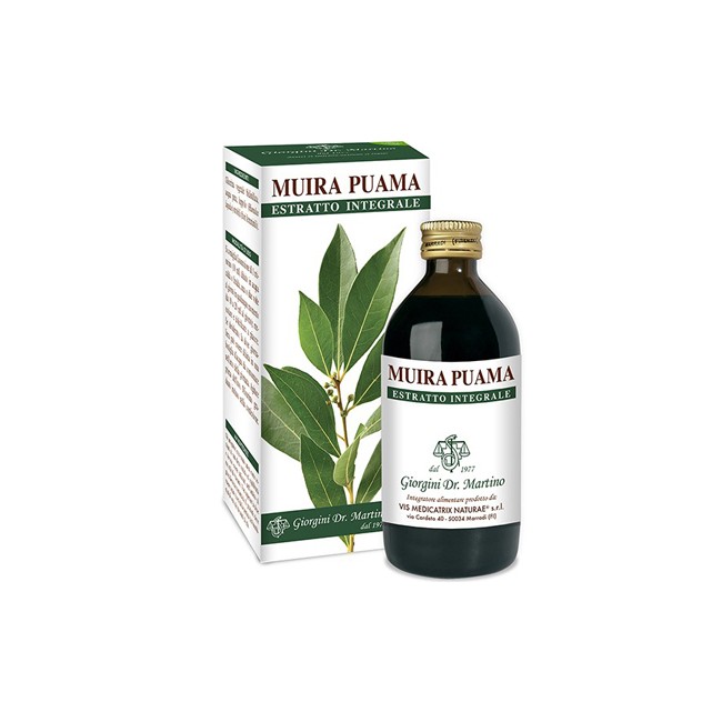 MUIRA PUAMA ESTRATTO INTEGRALE 200 ML MUIRA PUAMA ESTRATTO INTEGRALE 200 ML
