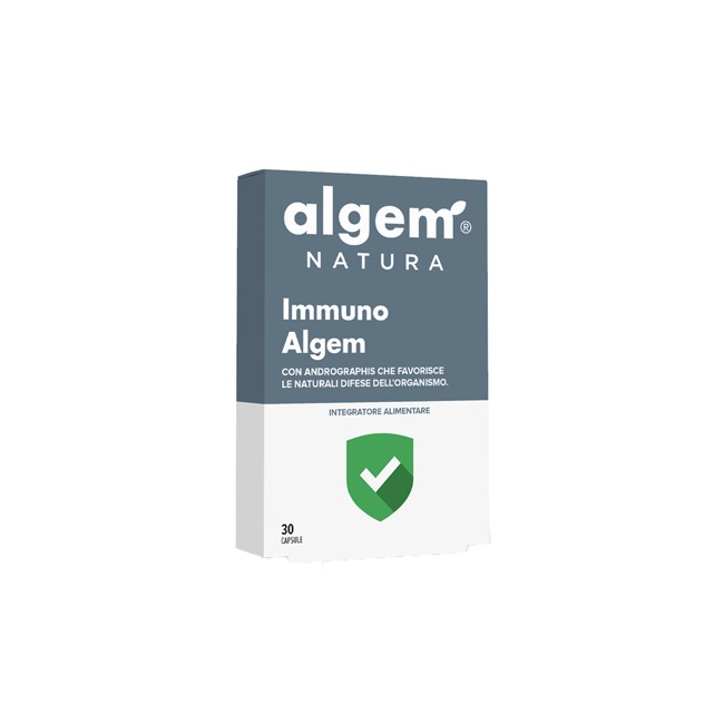 IMMUNO ALGEM 30 CAPSULE VEGETALI DA 400 MG IMMUNO ALGEM 30 CAPSULE VEGETALI DA 400 MG