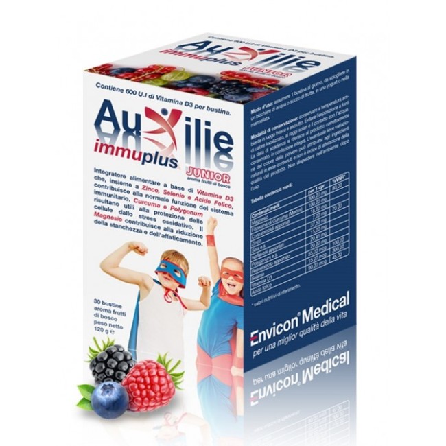 AUXILIE IMMUPLUS JUNIOR SOLUBILE 30 STICK PACK AUXILIE IMMUPLUS JUNIOR SOLUBILE 30 STICK PACK