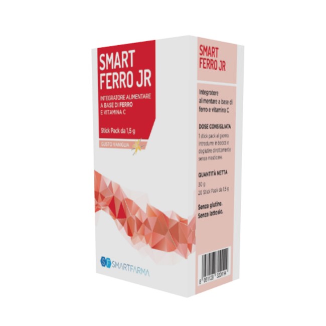 SMART FERRO JR 20 STICK PACK GUSTO VANIGLIA SMART FERRO JR 20 STICK PACK GUSTO VANIGLIA