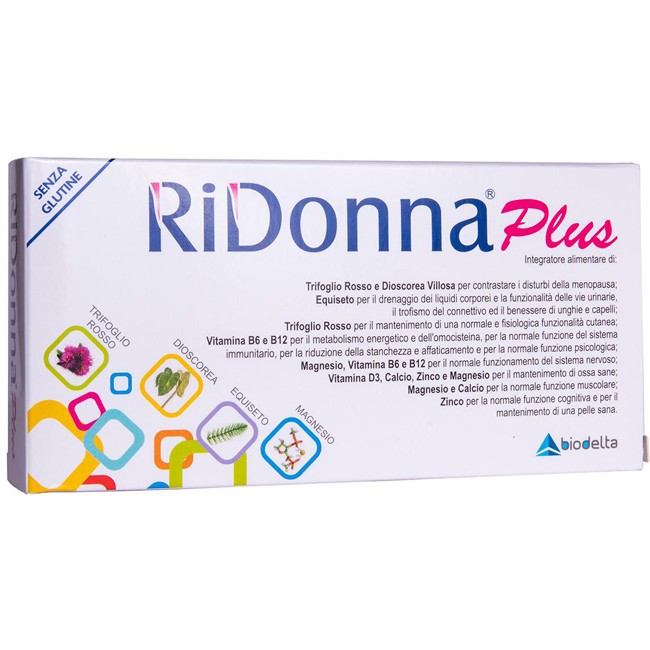 RIDONNA PLUS 30 COMPRESSE RIDONNA PLUS 30 COMPRESSE