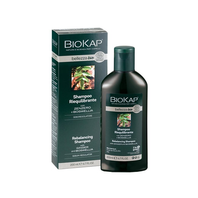 BIOKAP BELLEZZA BIO SHAMPOO RIEQUILIBRANTE COSMOS ECOCERT 200 ML BIOSLINE BIOKAP BELLEZZA BIO SHAMPOO RIEQUILIBRANTE COSMOS ECOCERT 200 ML BIOSLINE