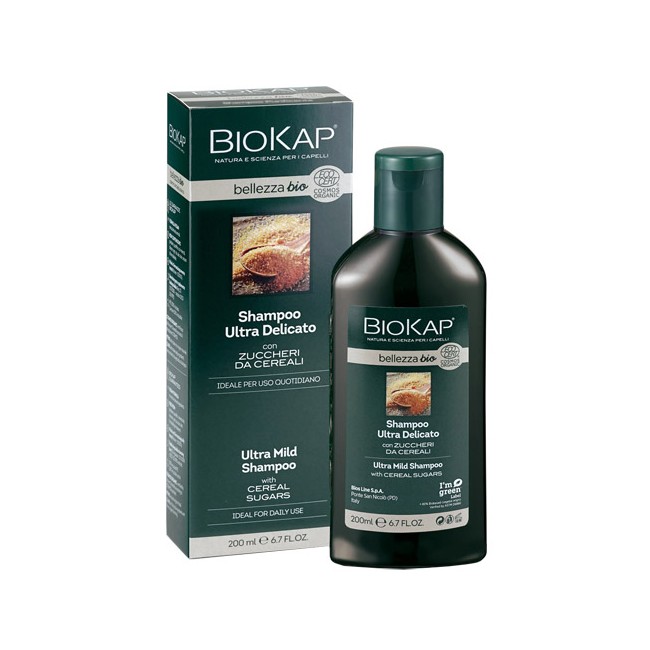 BIOKAP BELLEZZA BIO SHAMPOO ULTRA DELICATO COSMOS ECOCERT 200 ML BIOKAP BELLEZZA BIO SHAMPOO ULTRA DELICATO COSMOS ECOCERT 200 ML