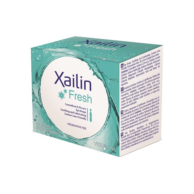 Xailin Fresh Gocce Oculari 30 Flaconcini Xailin Fresh Gocce Oculari 30 Flaconcini