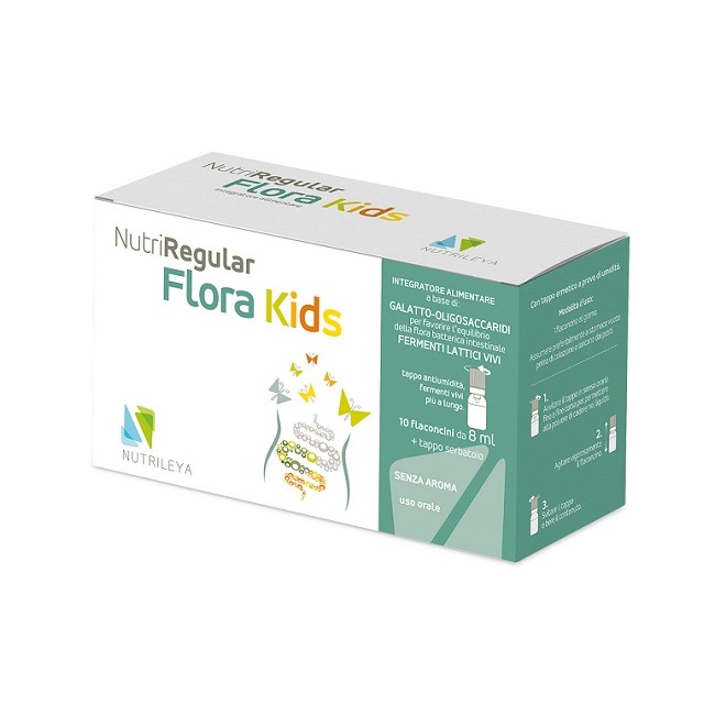 NUTRIREGULAR FLORA KIDS 10 FLACONCINI NUTRIREGULAR FLORA KIDS 10 FLACONCINI