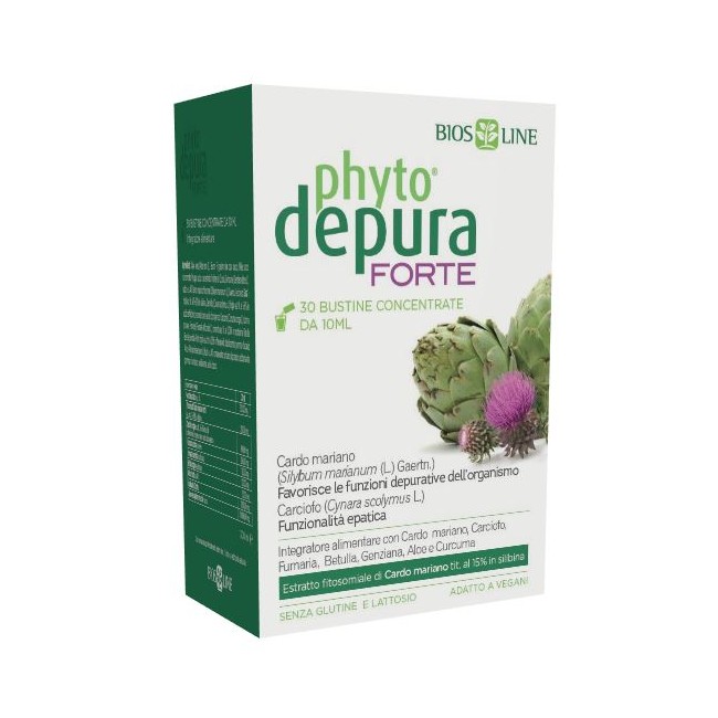 PHYTODEPURA FORTE CONCENTRATO 30 BUSTINE DA 10 ML PHYTODEPURA FORTE CONCENTRATO 30 BUSTINE DA 10 ML