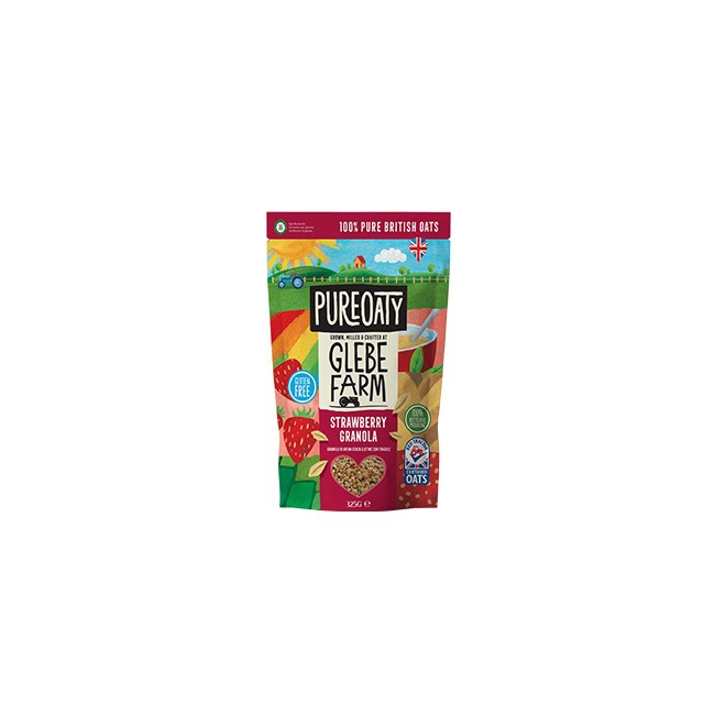 GLEBE FARM GRANOLA AVENA FRAGOLA 325 G GLEBE FARM GRANOLA AVENA FRAGOLA 325 G