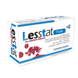 Confezione da 60 compresse di Lesstat Forte Integratore Per La Salute Cardiocircolatoria.