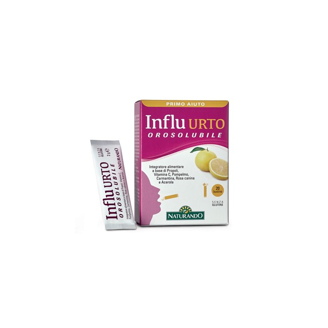 INFLU URTO OROSOLUBILE 20 BUSTINE DA 2 G INFLU URTO OROSOLUBILE 20 BUSTINE DA 2 G